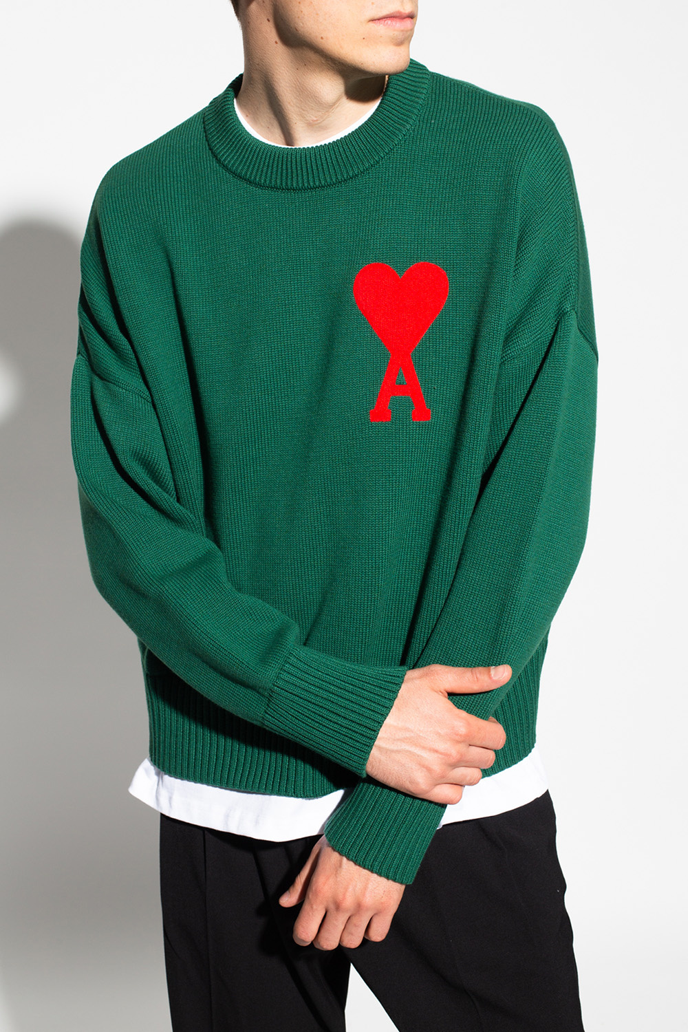 Ami Alexandre Mattiussi Sweater with logo | Men's Clothing | Vitkac